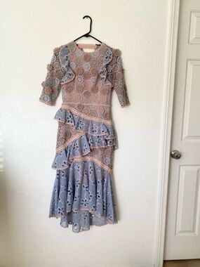 Alexis Mikaela Guipure Dress